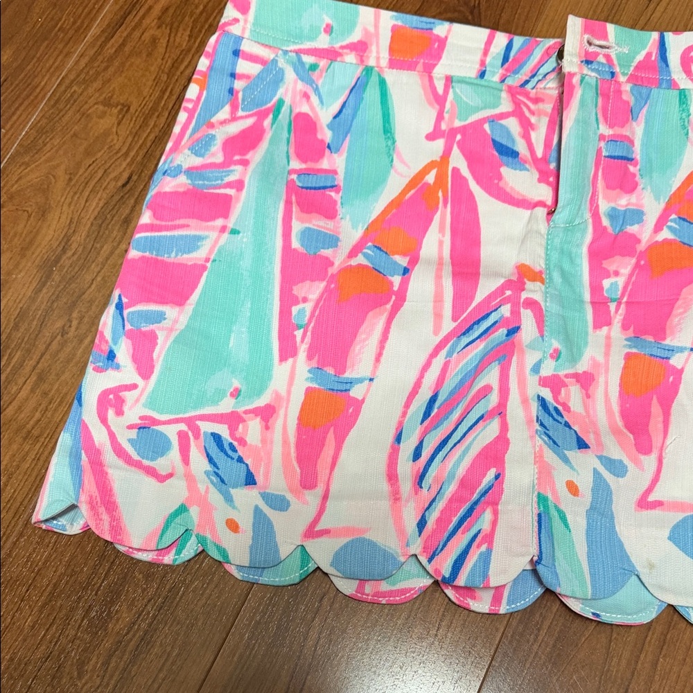 Lilly Pulitzer Multicolor Leaf Print Skort - Picture 3 of 5